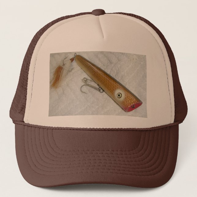 Original AJS Surf Popper Saltwater Lure #1 Hat (Front)