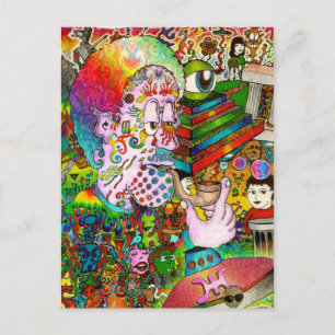 original art by bqshoes postcard