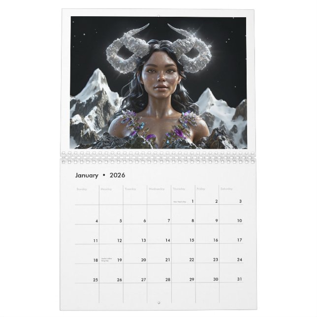 ORIGINAL ART CALENDAR 2026  (Jan 2026)
