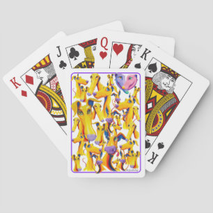 Original Art Chalk Pastel Playing Cards