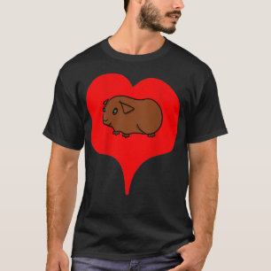 Original Art Design Brown American Guinea Pig T-Shirt
