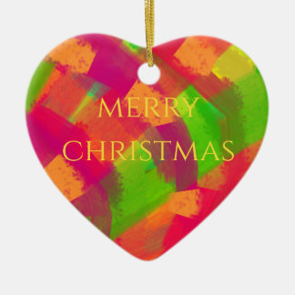 Original Art Design Christmas Ceramic Ornament