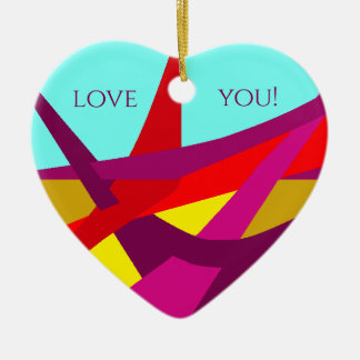 Original Art Design Christmas Ceramic Ornament