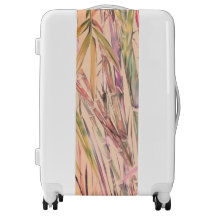 Original Art Digital Watercolor Bamboo Suitcase