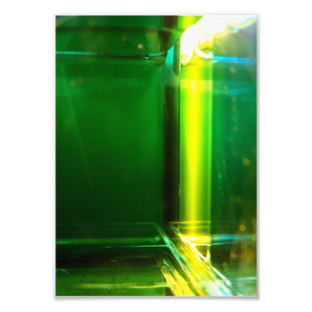 Original art: "light geometry: chlorophyll" photo print (Front)