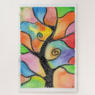 Original Art - Tree of Life by Maria Tzamtzi Jigsaw Puzzle