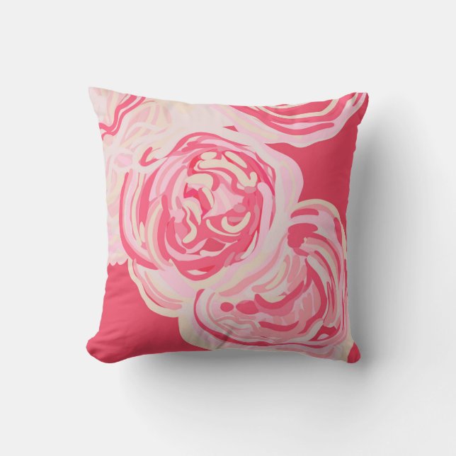 Original art work - Roses  Cushion (Front)