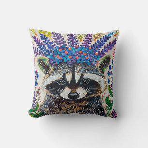 Original Artwork Series, Raccon Cushion