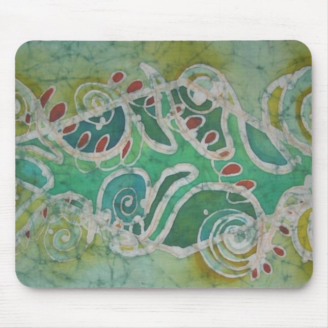 Original batik design by Zorica Duranic Mouse Mat (Front)