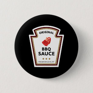 Original Bbq Sauce Condiment Group Costume 6 Cm Round Badge