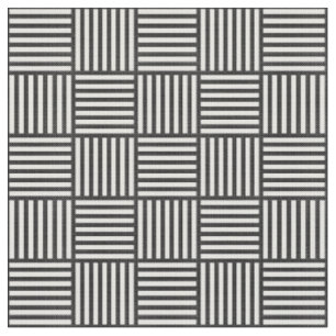 Original BLACK AND WHITE DOUBLE DIAMOND PATTERN Fabric