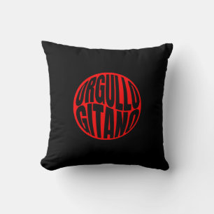 Original black cushion personalized Gypsy pride.