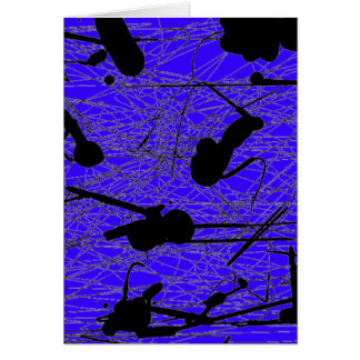 Original Black Splatter Painting