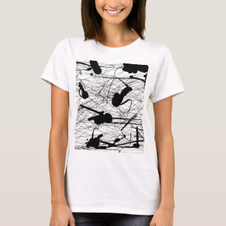 Original Black Splatter Painting T-Shirt