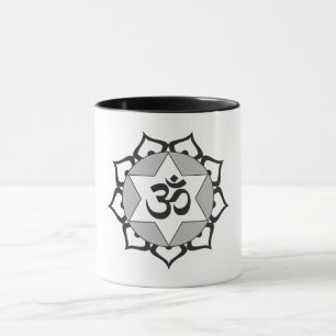 Original Black Yoga OM Symbol Mug