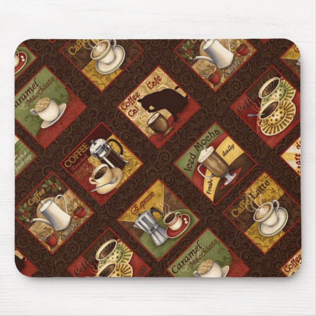 Original Blend-Coffee Ads-Mouse Pad Mouse Mat (Front)