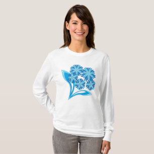 Original blue flowers T-Shirt