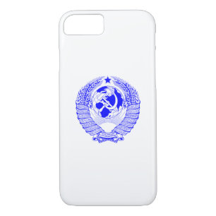 Original blue State Emblem of the USSR iPhone 8/7 Case