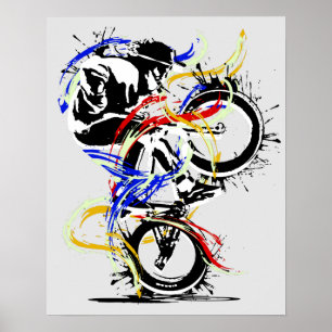 Original Bmx Flatland Bmx Poster