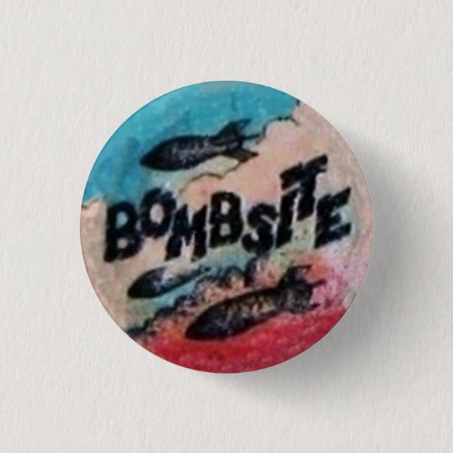 Original Bombsite Fanzine Button (Front)