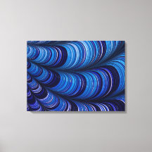 ~ Original Bright Blue 3D Fractal Design ~