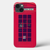 Original british red phone box