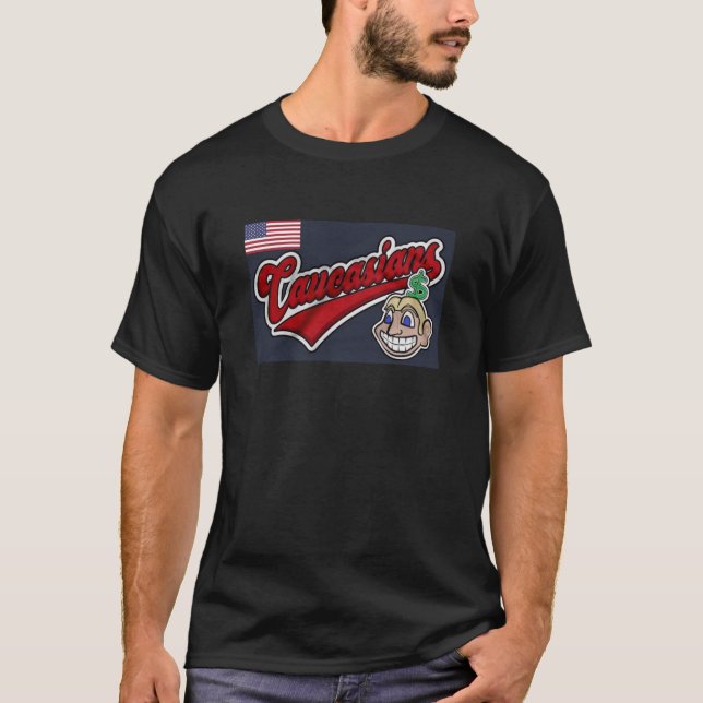 Original Caucasians t-shirt USA (Front)