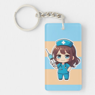 Original Chibi Nurse 2.0 - Precision Care Key Ring