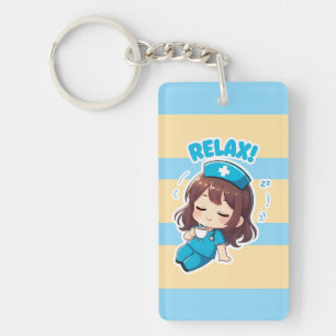 Original Chibi Nurse 3.0 - Relax Key Ring