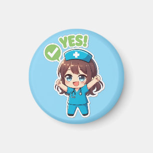 Original Chibi Nurse 3.0 - Yes Magnet