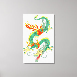 Original Chinese Dragon Canvas Print