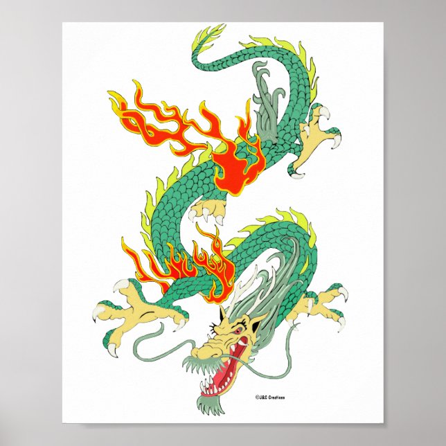 Original Chinese Dragon Poster (Front)