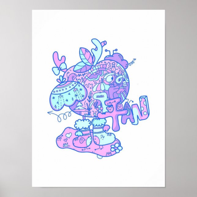 Original Christmas Eve Apple Prints (Front)