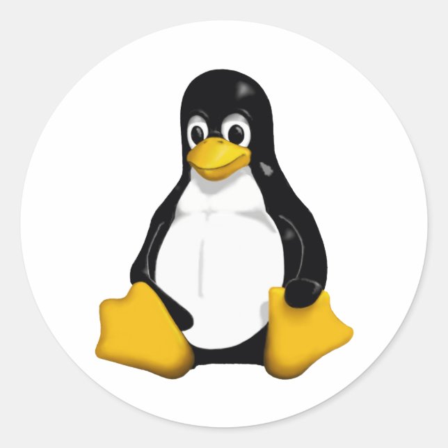 Original Classic Round Sticker (Front)