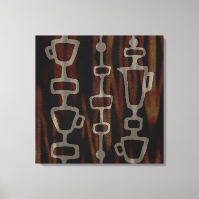 Original Coffee Art Canvas Print (Front)
