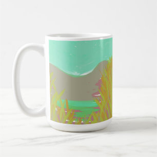 Original Contemporary “The Lake” Artwork  Coffee Mug