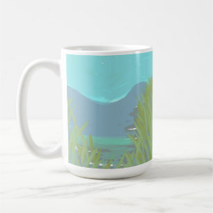 Original Contemporary “The Lake” Artwork  Coffee Mug