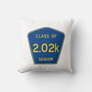 Original County Route sign   Class of 2020 Senior Cushion
