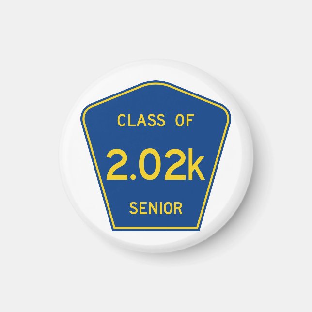 Original County Route sign | Class of 2020 Senior Magnet (Front)