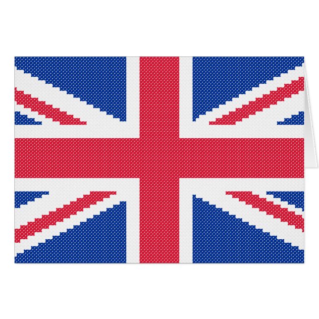 Original cross-stitch design Union Jack (Front Horizontal)