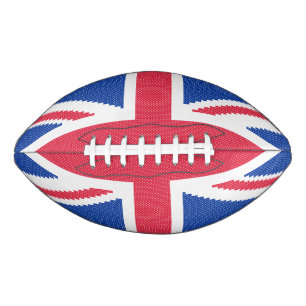 Original cross-stitch design Union Jack American Football