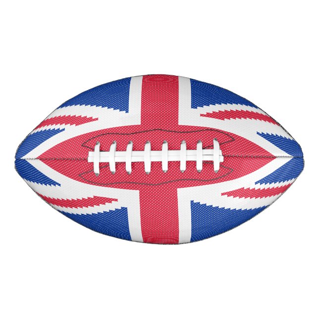 Original cross-stitch design Union Jack American Football (Front)