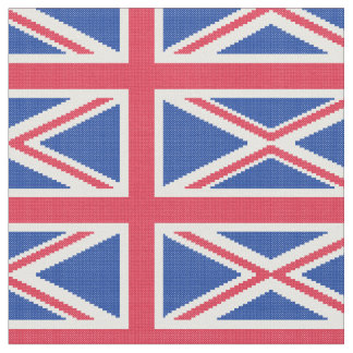 Original cross-stitch design Union Jack Fabric