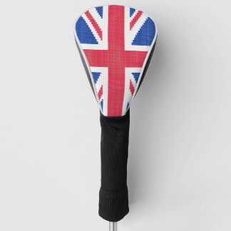 Original cross-stitch design Union Jack Golf Head Cover
