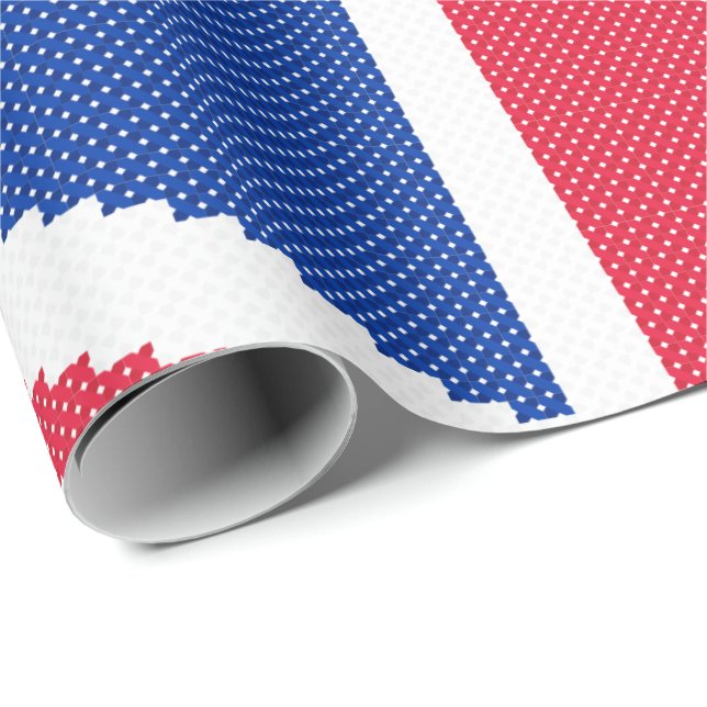 Original cross-stitch design Union Jack Wrapping Paper (Roll Corner)