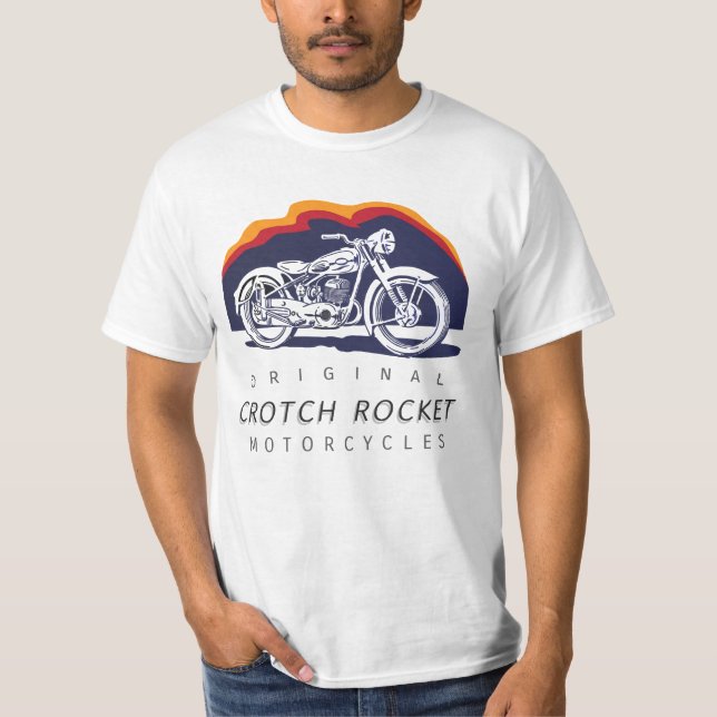 Original Crotch Rocket motorcycles - 6 designs T-Shirt (Front)
