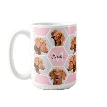 Original Custom 14 Pet Dog Cat Photo Collage Pink