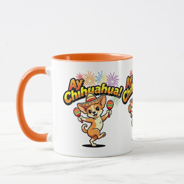 Original Design Ay Chihuahua! Mug (Left)