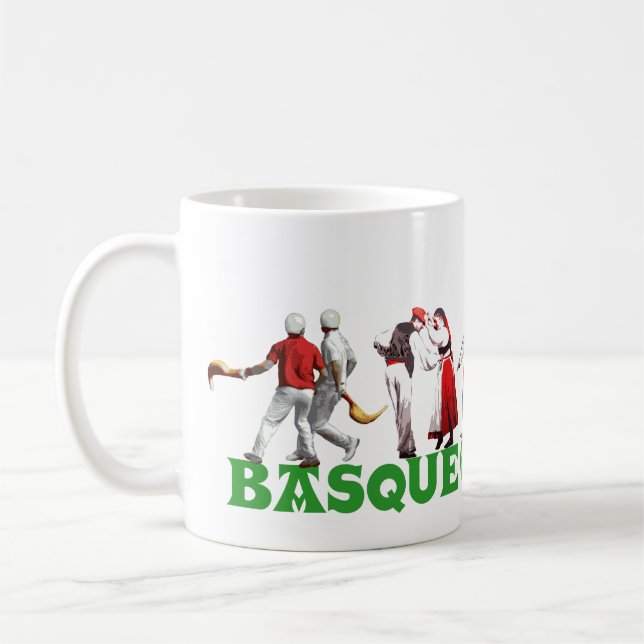 Original design: Basque Country, Coffee Mug (Left)