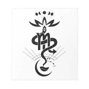 Original design for 2025 Snake printing, Scorpio Notepad